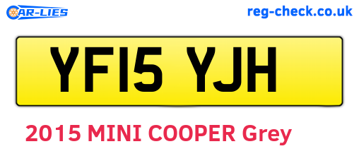 YF15YJH are the vehicle registration plates.
