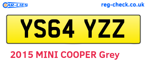 YS64YZZ are the vehicle registration plates.