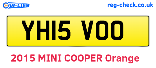 YH15VOO are the vehicle registration plates.