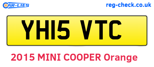 YH15VTC are the vehicle registration plates.