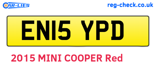 EN15YPD are the vehicle registration plates.