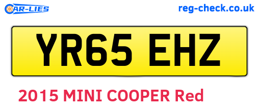 YR65EHZ are the vehicle registration plates.