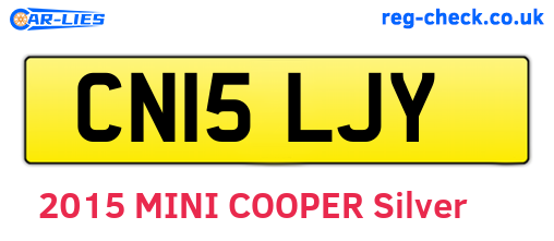CN15LJY are the vehicle registration plates.