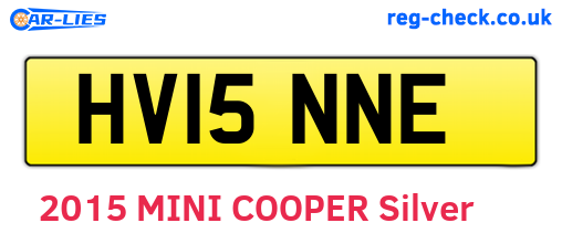 HV15NNE are the vehicle registration plates.