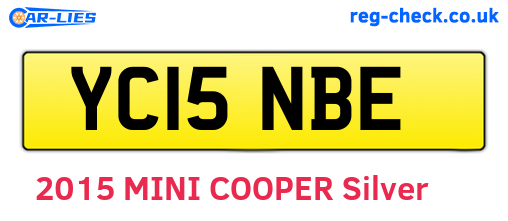 YC15NBE are the vehicle registration plates.