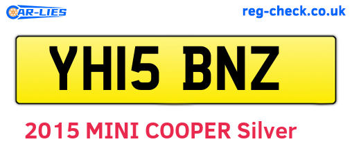 YH15BNZ are the vehicle registration plates.