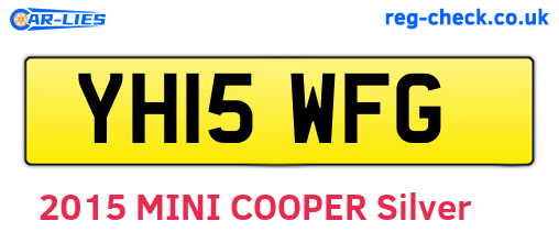YH15WFG are the vehicle registration plates.