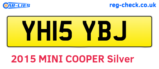 YH15YBJ are the vehicle registration plates.