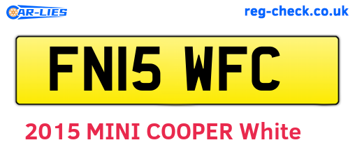 FN15WFC are the vehicle registration plates.
