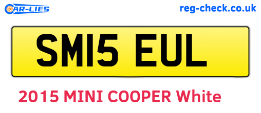 SM15EUL are the vehicle registration plates.