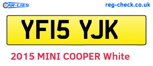 YF15YJK are the vehicle registration plates.