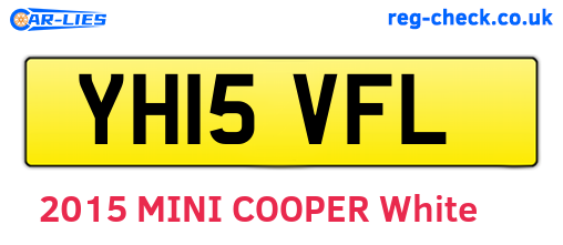 YH15VFL are the vehicle registration plates.