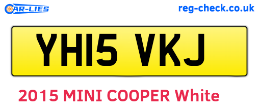 YH15VKJ are the vehicle registration plates.