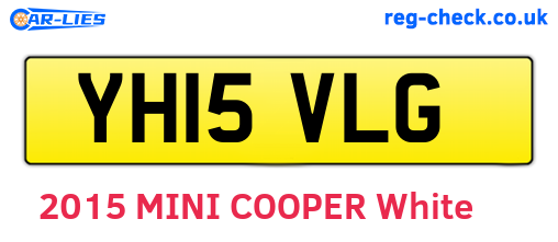 YH15VLG are the vehicle registration plates.