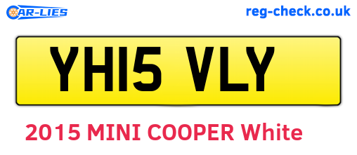 YH15VLY are the vehicle registration plates.