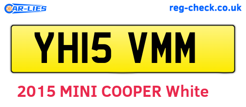 YH15VMM are the vehicle registration plates.