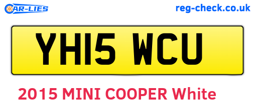 YH15WCU are the vehicle registration plates.