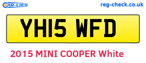 YH15WFD are the vehicle registration plates.