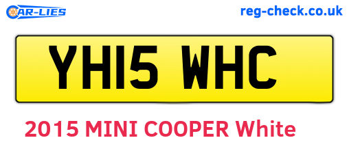 YH15WHC are the vehicle registration plates.