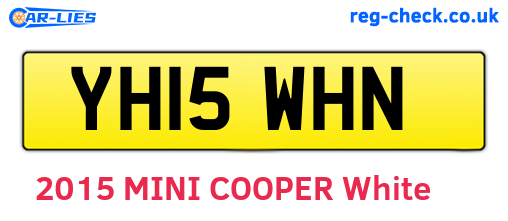 YH15WHN are the vehicle registration plates.