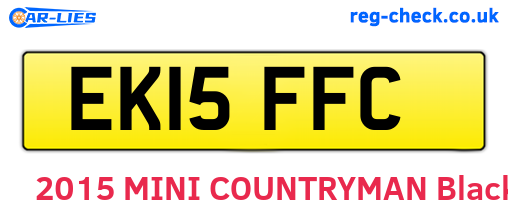 EK15FFC are the vehicle registration plates.