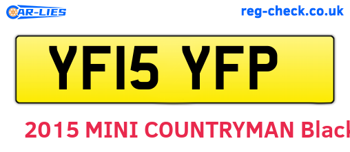 YF15YFP are the vehicle registration plates.