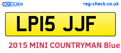 LP15JJF are the vehicle registration plates.