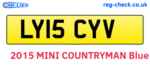 LY15CYV are the vehicle registration plates.