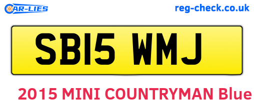 SB15WMJ are the vehicle registration plates.