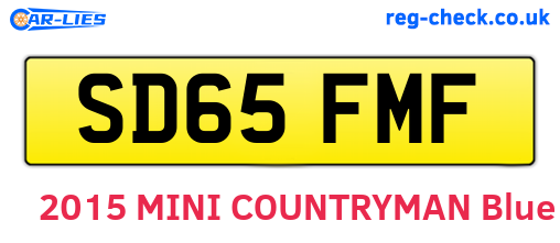 SD65FMF are the vehicle registration plates.