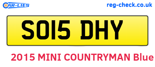 SO15DHY are the vehicle registration plates.