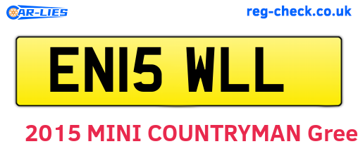EN15WLL are the vehicle registration plates.