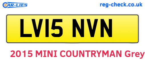 LV15NVN are the vehicle registration plates.