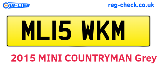 ML15WKM are the vehicle registration plates.