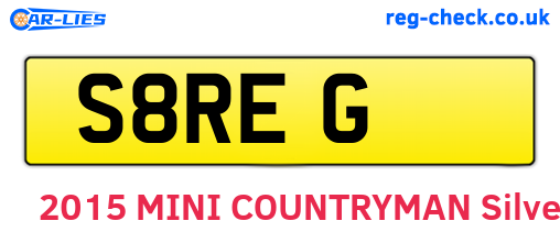 S8REG are the vehicle registration plates.