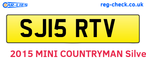 SJ15RTV are the vehicle registration plates.