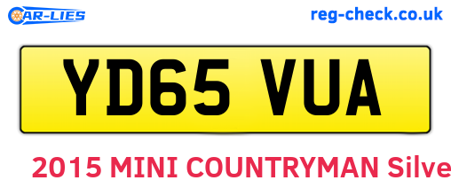 YD65VUA are the vehicle registration plates.
