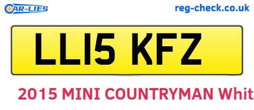 LL15KFZ are the vehicle registration plates.