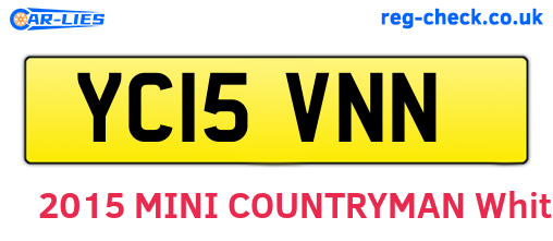 YC15VNN are the vehicle registration plates.