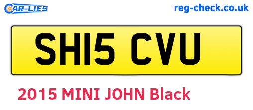 SH15CVU are the vehicle registration plates.