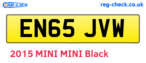 EN65JVW are the vehicle registration plates.