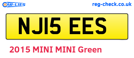 NJ15EES are the vehicle registration plates.