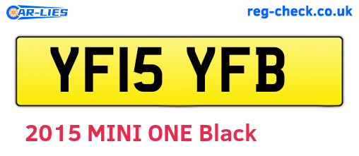 YF15YFB are the vehicle registration plates.