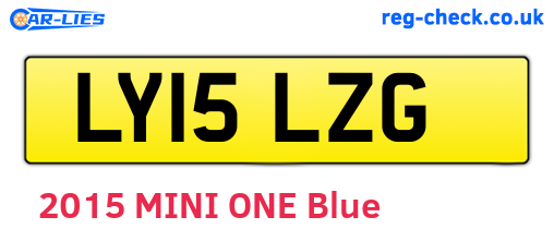 LY15LZG are the vehicle registration plates.
