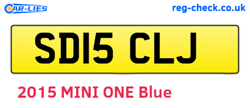 SD15CLJ are the vehicle registration plates.