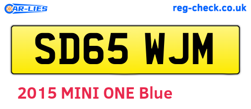 SD65WJM are the vehicle registration plates.