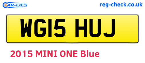 WG15HUJ are the vehicle registration plates.