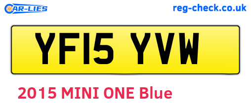 YF15YVW are the vehicle registration plates.