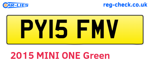 PY15FMV are the vehicle registration plates.