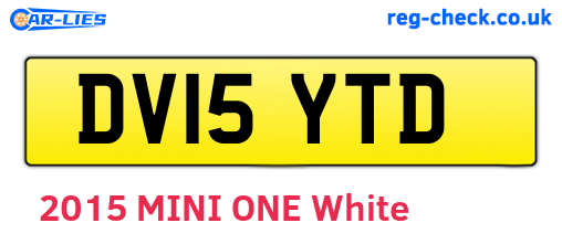 DV15YTD are the vehicle registration plates.